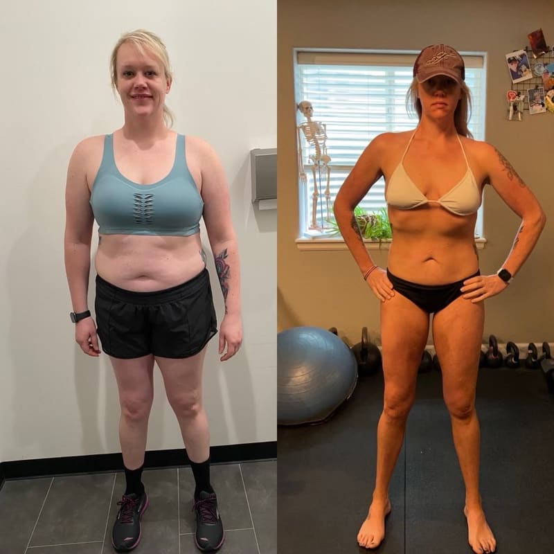 Ashley's before and after