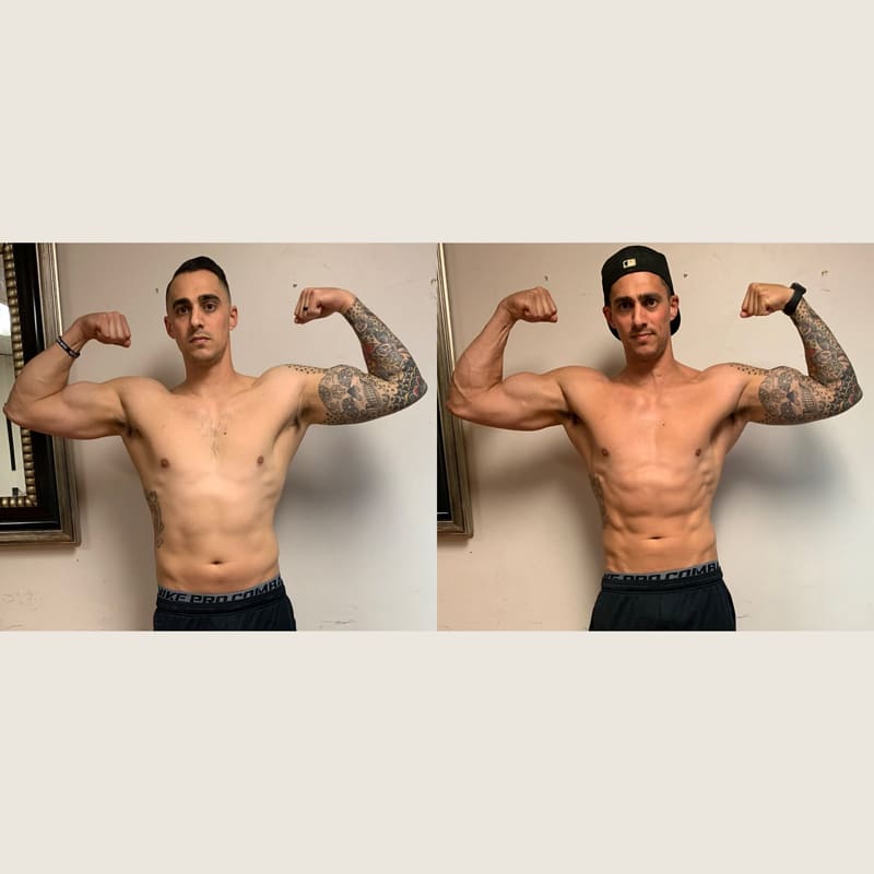 Greg's before and after