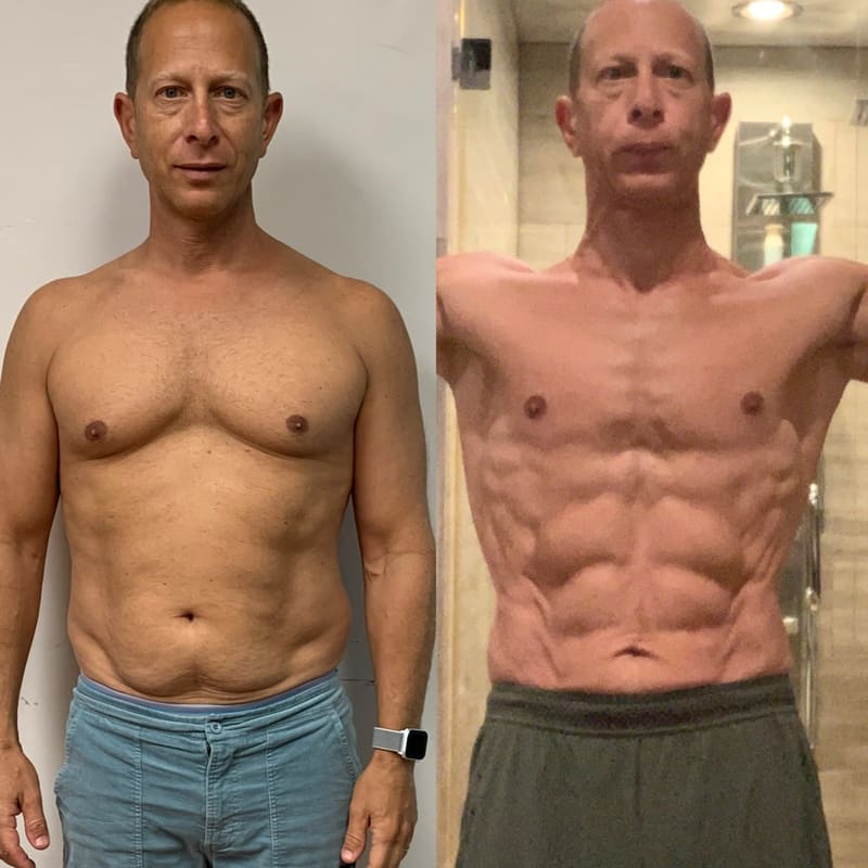 Joey's before and after