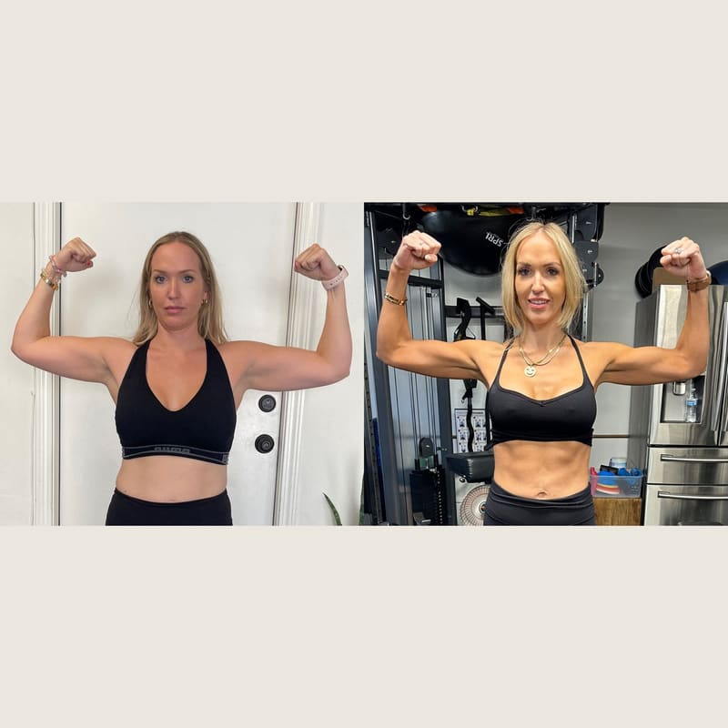 Veronica's before and after